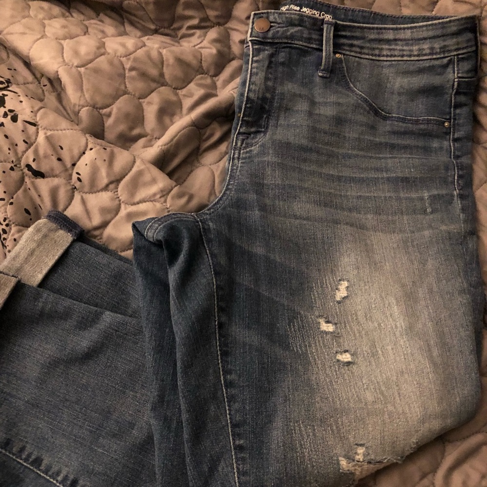 Target mossimo high rise jegging crop capri